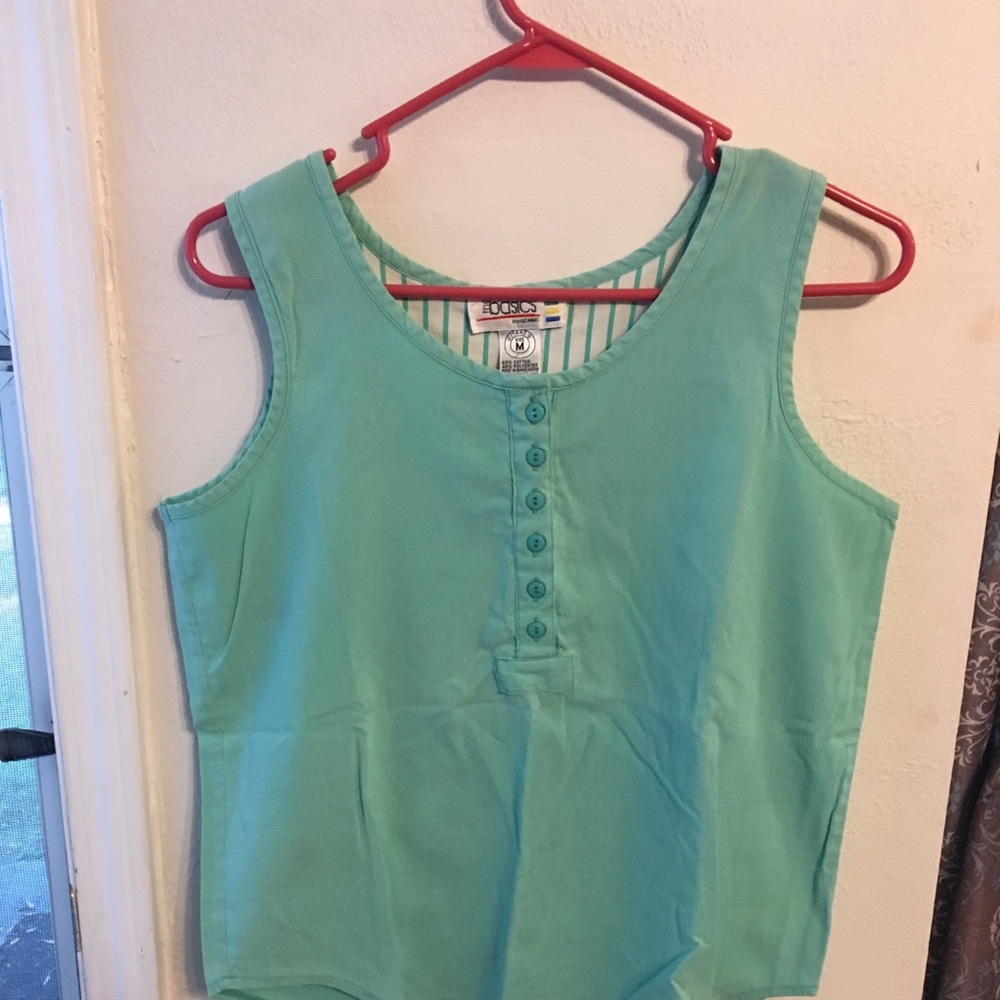 Mint green the basics tank